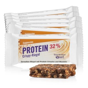 Protein Crispy Bar 32 % cappuccino Cappuccino: 35 g