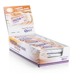 Protein Crispy Bar 32 % cappuccino Cappuccino: 35 g